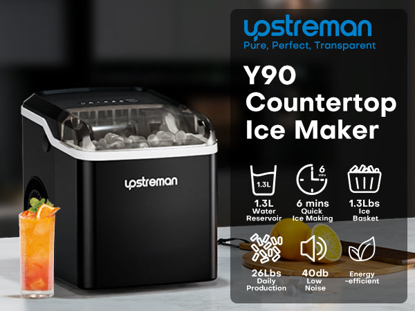 Y90 Portable Bullet Ice Maker Countertop