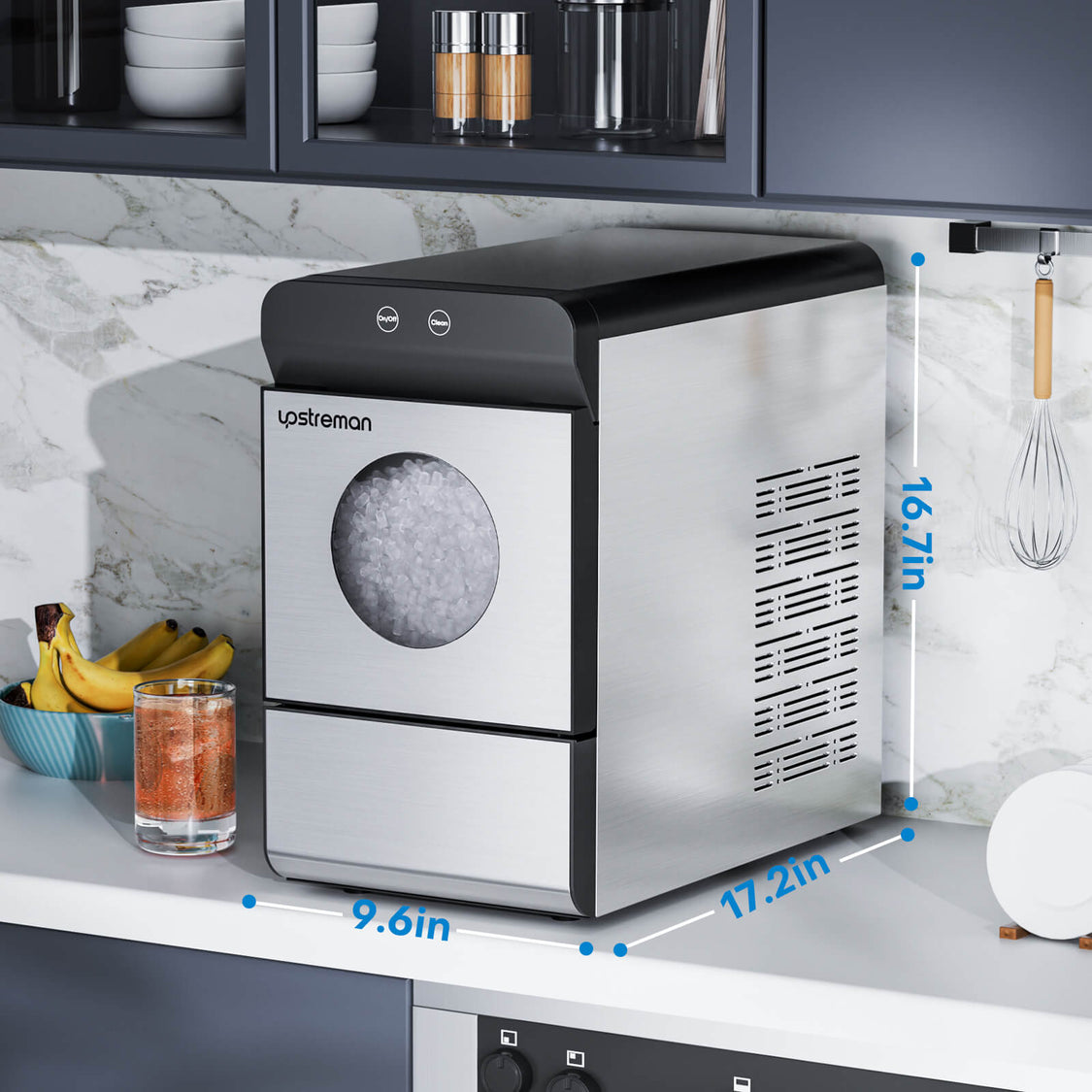 X90 Pro Nugget Ice Maker Countertop, Perfect for family use – Upstreman