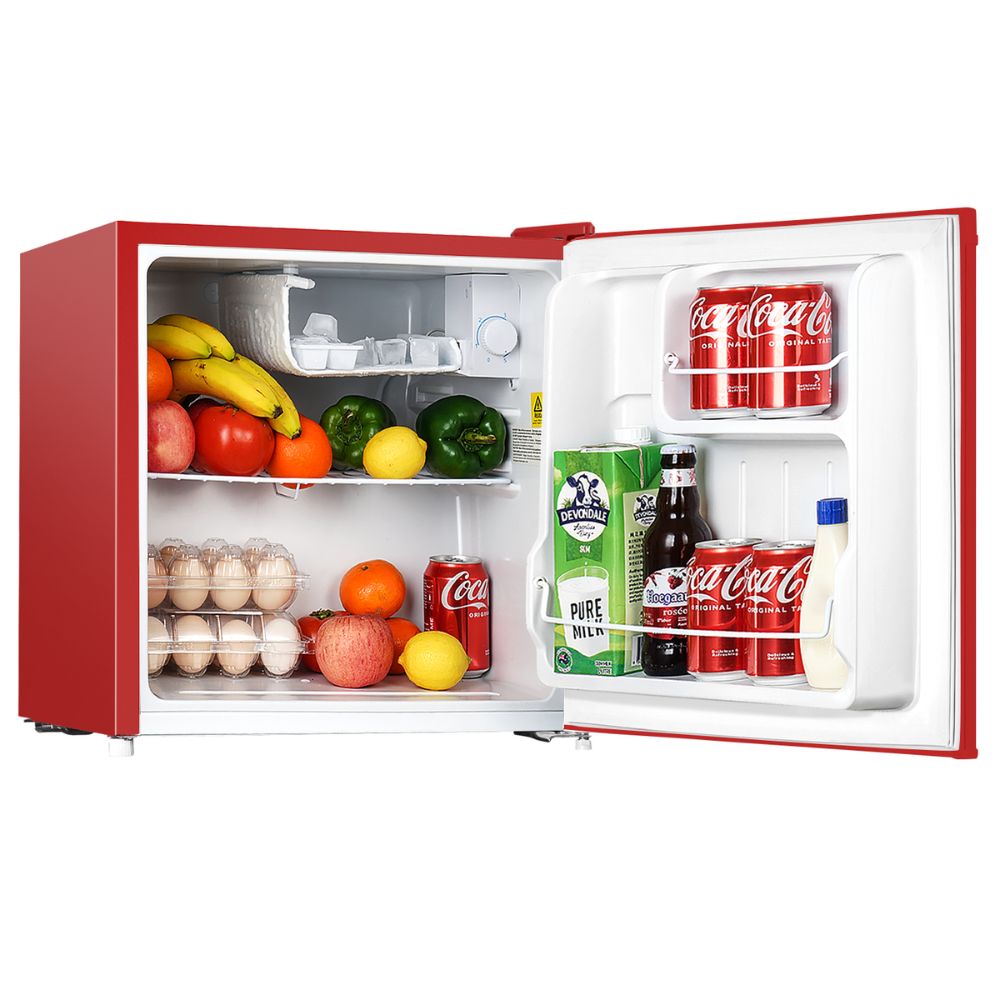 1.6 Cu Ft Single Door Mini online Fridge , Red, New Mini Fridges with Freezers