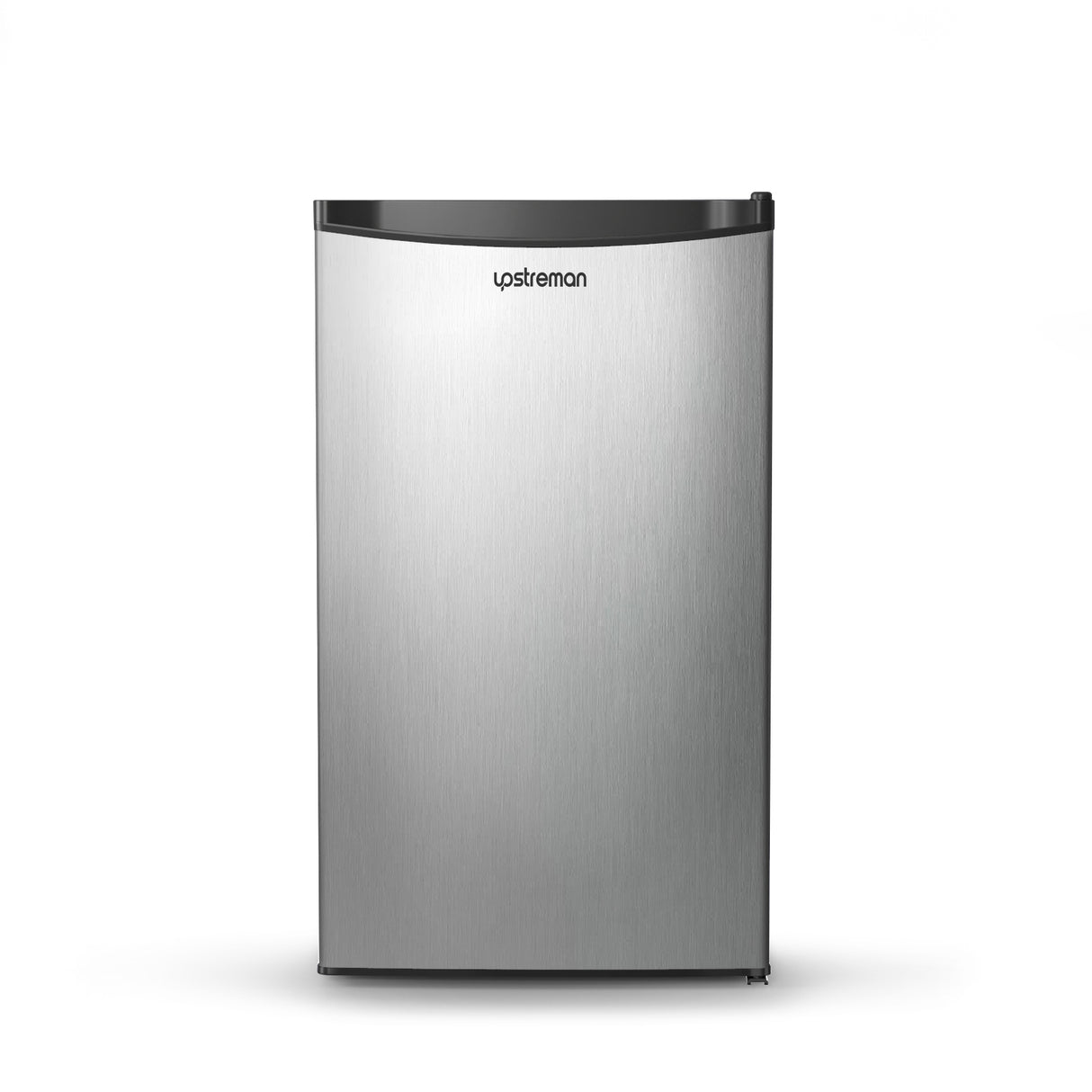 Upstreman Mini refrigerador de 3.2 pies cúbicos con congelador,  puerta individual, termostato ajustable, refrigerador para dormitorio,  oficina, dormitorio, negro BR321 : Electrodomésticos